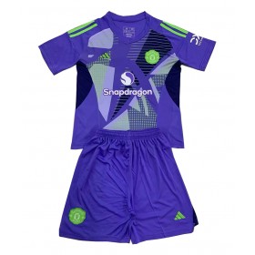 Manchester United Torwart Heimtrikot 2024-25 Kurzarm (+ kurze hosen)